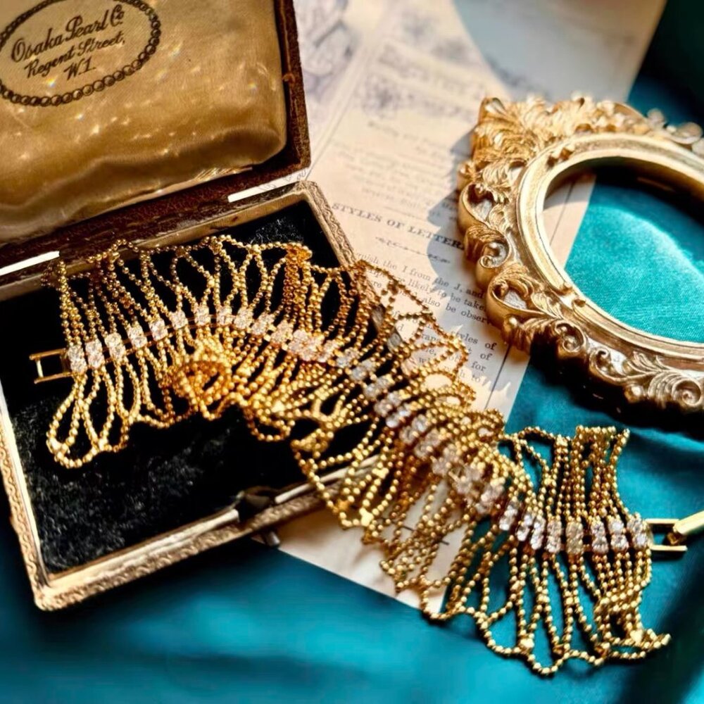 NWT Vintage Joan Rivers Lace Bracelet